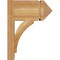 Ekena Millwork Thorton Arts & Crafts Rough Sawn Outlooker, Western Red Cedar, 8"W x 14"D x 18"H OUT08X14X18THR03RWR - alternate 2